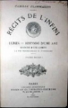 Couverture Récits de l'infini Editions Didier et Mericant 1873