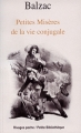Couverture Petites misères de la vie conjugale Editions Rivages (Poche - Petite bibliothèque) 2011