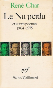 Couverture Le nu perdu et autres poèmes : 1964-1975