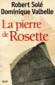 Couverture La pierre de Rosette Editions Seuil 1999
