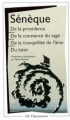 Couverture De la providence, De la constance du sage, De la tranquillité de l'âme, Du loisir Editions Flammarion (GF) 2003