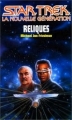 Couverture Star Trek : La Nouvelle Génération : Reliques Editions Fleuve 1995