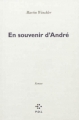 Couverture En souvenir d'André Editions P.O.L 2012