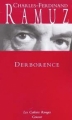 Couverture Derborence Editions Grasset (Les Cahiers Rouges) 2003