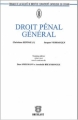 Couverture Droit pénal général Editions Bruylant (Travaux de la faculté de droit de l'Université Catholique de Louvain) 2003