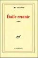 Couverture Etoile errante Editions Gallimard  (Blanche) 1993