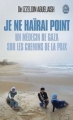 Couverture Je ne haïrai point : Un médecin de Gaza sur les chemins de la paix Editions J'ai Lu (Témoignage) 2012