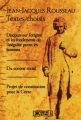 Couverture Jean-Jacques Rousseau : Textes choisis Editions Kontre Kulture 2012