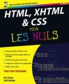 Couverture HTML, XHTML & CSS pour Les Nuls Editions First (Pour les nuls) 2011