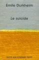Couverture Le suicide Editions Payot (Petite bibliothèque) 2009