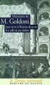 Couverture Mémoires de M. Goldoni pour servir à l'histoire de sa vie et à celle de son théâtre Editions Mercure de France (Le Temps retrouvé) 1988