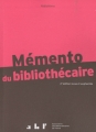 Couverture Mémento du bibliothécaire Editions Association des bibliothécaires de France 2010