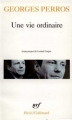 Couverture Une vie ordinaire Editions Gallimard  (Poésie) 2009