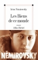 Couverture Les biens de ce monde Editions Albin Michel 2005