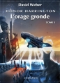 Couverture Honor Harrington (23 tomes), tome 20 : L'orage gronde, partie 1 Editions L'Atalante (La Dentelle du cygne) 2013