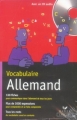 Couverture Vocabulaire allemand Editions Hatier (Langues) 2003