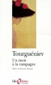 Couverture Un mois à la campagne Editions Folio  (Théâtre) 1995