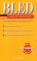 Couverture Bled allemand : Grammaire et conjugaison Editions Hachette (Education) 2003
