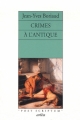 Couverture Crimes à l'Antique Editions Arléa 2012