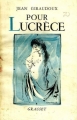 Couverture Pour Lucrèce Editions Grasset 1953