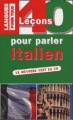 Couverture 40 leçons pour parler italien Editions Pocket (Langues pour tous) 2004