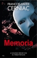 Couverture Memoria Editions City (Thriller) 2013
