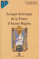 Couverture Lexique historique de la France d'Ancien Régime Editions Armand Colin 2003