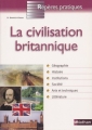Couverture La civilisation britannique Editions Nathan (Repères pratiques) 2007