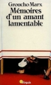 Couverture Mémoires d'un amant lamentable Editions Seuil 1984