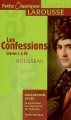 Couverture Les confessions : Livres I à IV Editions Larousse (Petits classiques) 2006