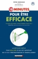 Couverture 18 minutes pour être efficace Editions Leduc.s (Zen Business) 2012