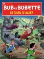 Couverture Bob et Bobette, tome 321 : Le duel d'acier Editions Standaard 2013