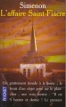 Couverture L'affaire Saint-Fiacre Editions Pocket 1976