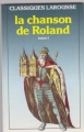 Couverture La chanson de Roland, tome 1 Editions Larousse (Classiques) 1992