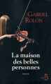 Couverture La maison des belles personnes Editions Belfond 2013