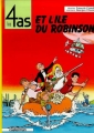 Couverture Les 4 As, tome 09 : Les 4 As et l'île du Robinson Editions Casterman 1985